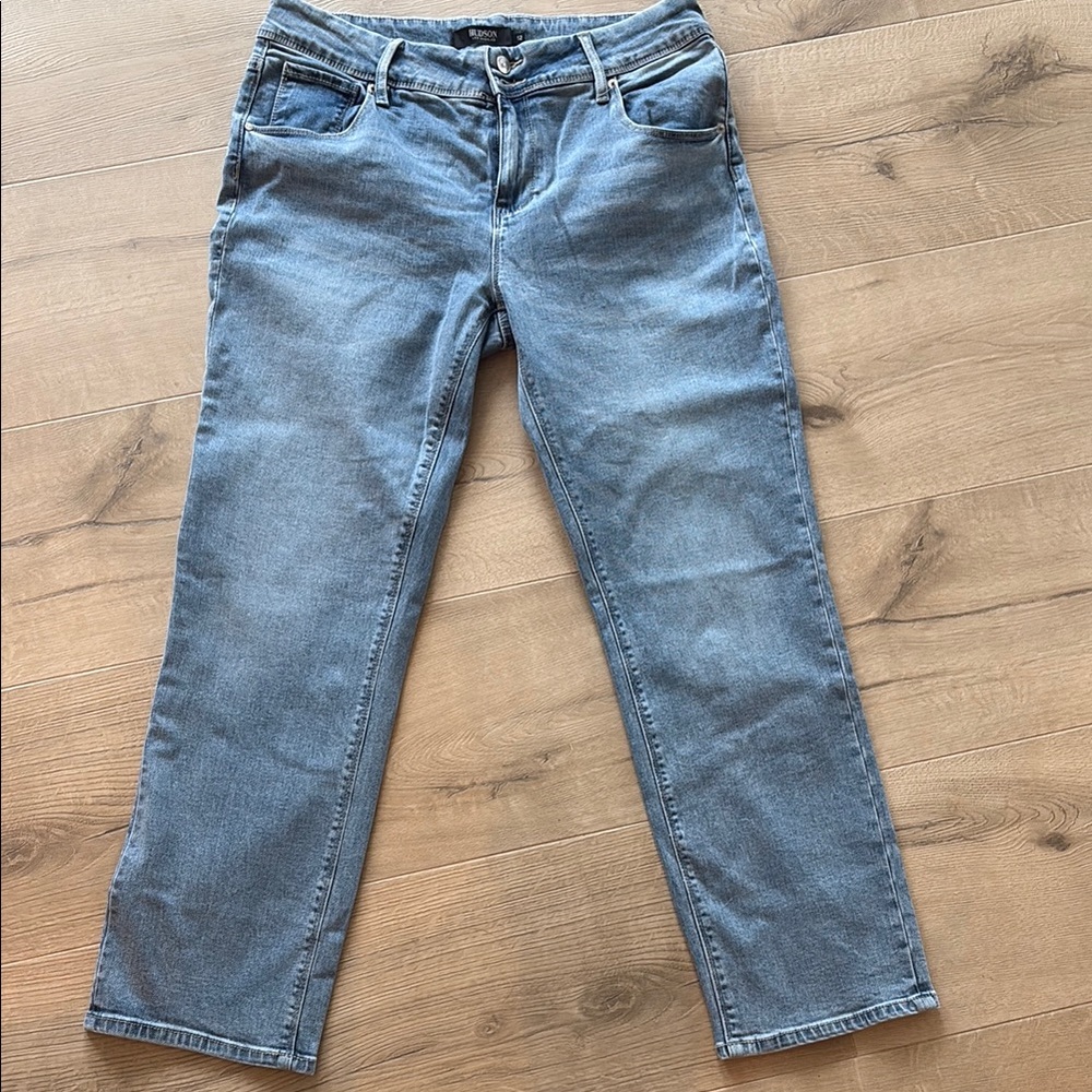 Hudson Jeans Blue Straight Leg Denim